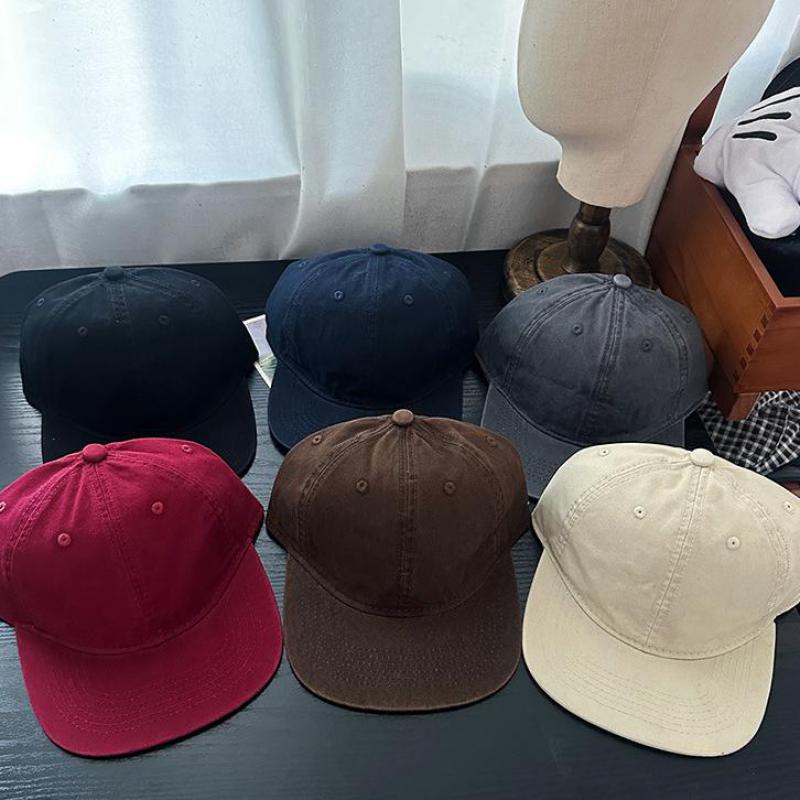 Vintage Baseball Cap Snapback Hats For Women Men Unisex Classic Solid Color Soft Hat Street Style Hip Hop Caps Women