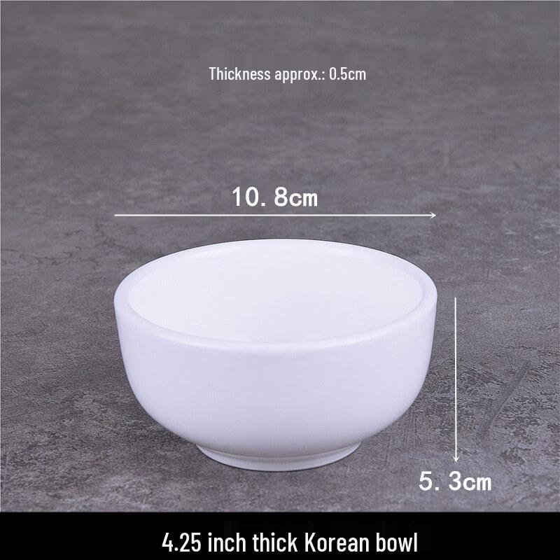 Pure White Enamel Dining Bowl