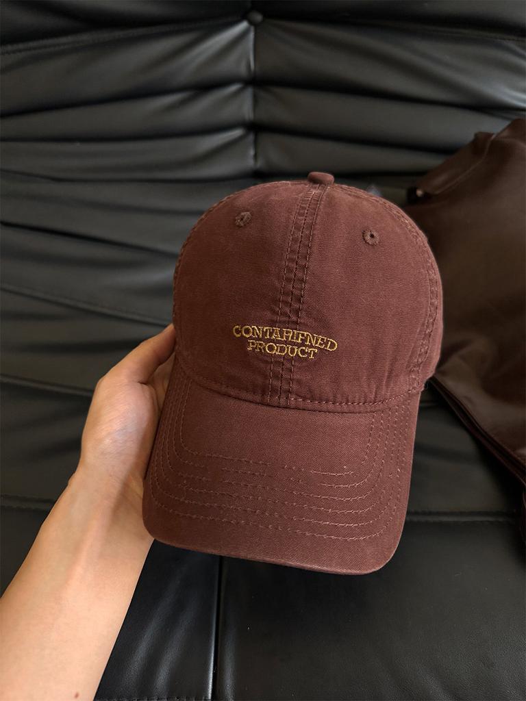 Vintage American Style Embroidered Baseball Cap With Sun Protection For Men And Women