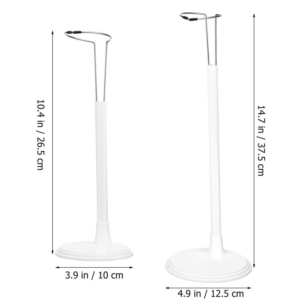 NUOLUX Doll Stands, Doll Bases, 4-Piece Set, 26.5cm x 37.5cm, Figure Stands, Doll Figure Stands, Plush Toy Stands, Doll Display Stands