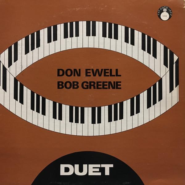 

LP Record DON EWELL BOB GREENE Duet FCJ110 Fat Cats Jazz 1970 US Jazz Used