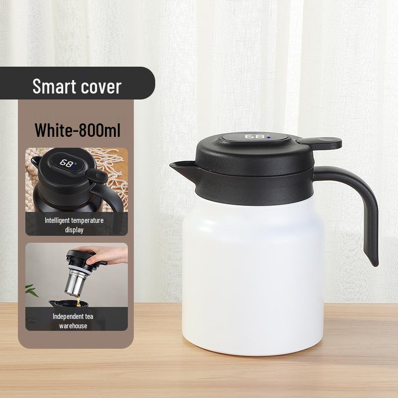 Large Capacity 304 Stainless Steel Insulated Tea Infuser Kettle for Home and Office