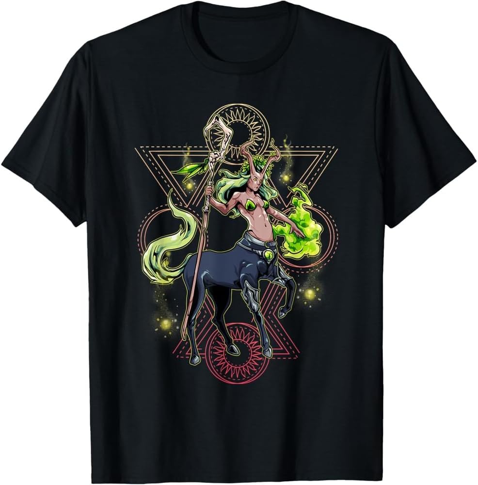 Mythical Creatures Lady Centaur T Shirt M чёрный
