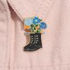Romantic Flower Series Enamel Pin Cartoon Anime Series Brooches For Women Lapel Clothing Badge On Backpack Fashion Jewelry Gifts