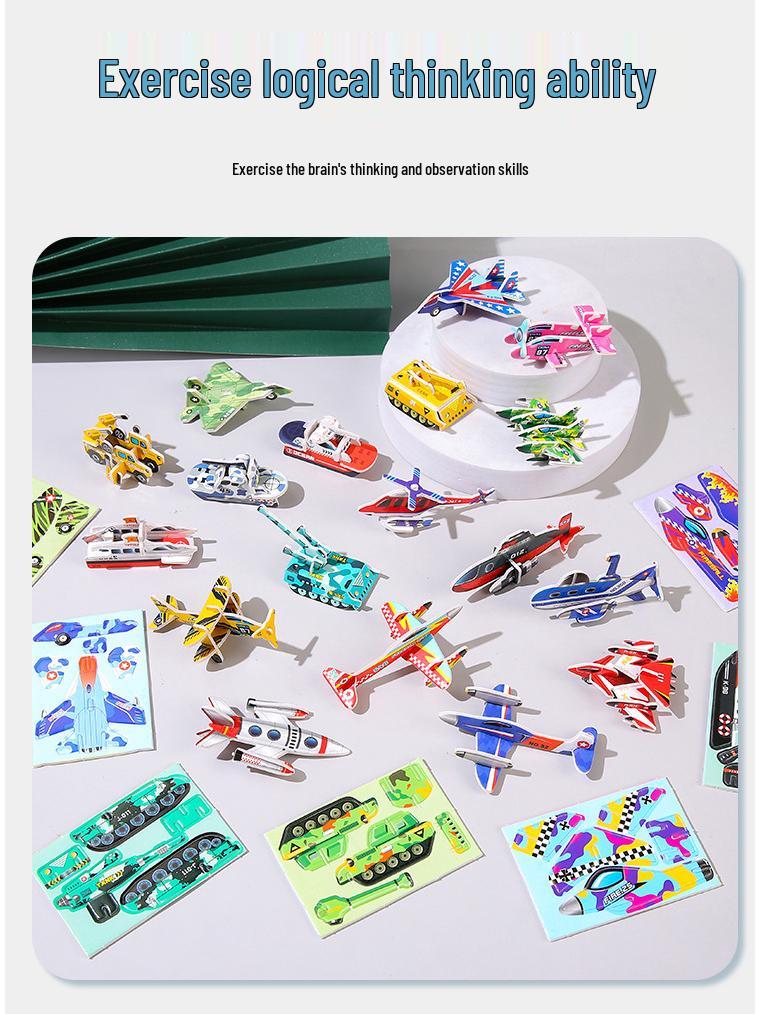 3D Insect Puzzle: Handmade Paper Educational Toy for Kids