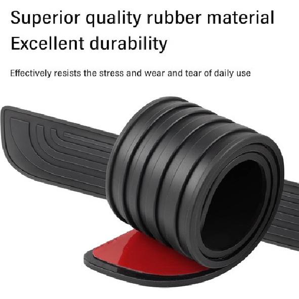 4x For Ford Rubber Car Door Sill Threshold Protector Anti-Dust Step Edge Cover