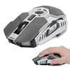 T30 Gaming Mouse 2.4G Wireless Charging Mechanical Colorful Backlight Game MouseIron Gray