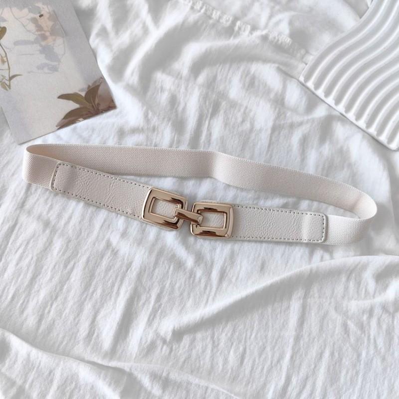 Stylish Women's Elastic Waist Belt For Dresses Versatile Fashion Accessory In Black And Brown