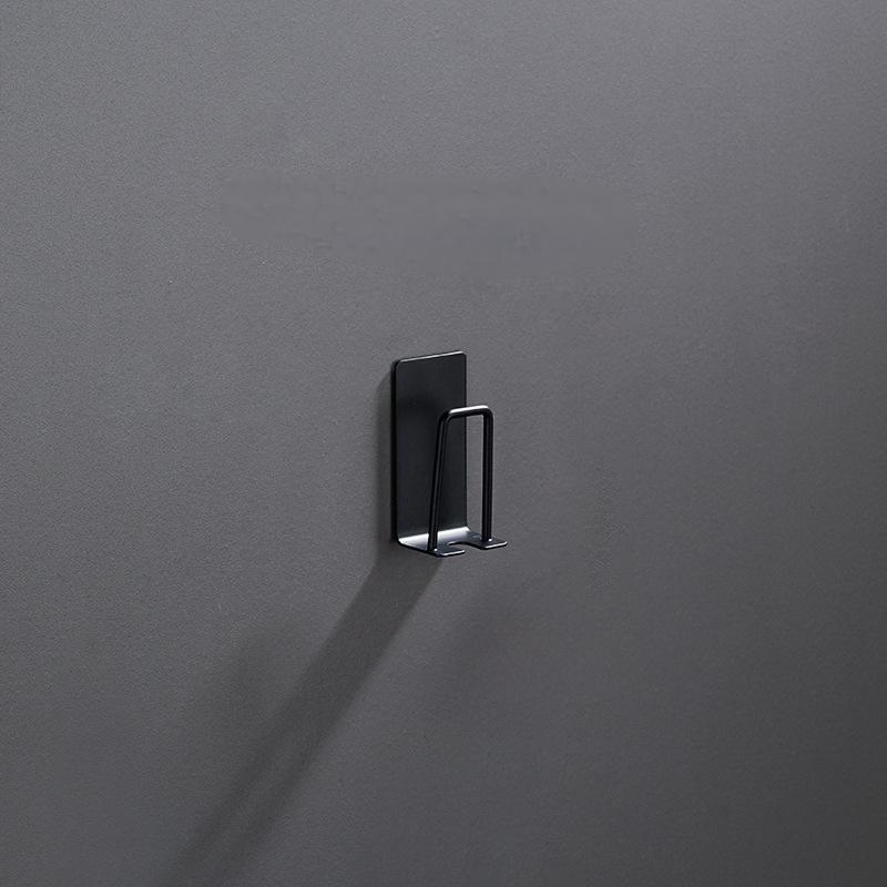 

1pc Stainless Steel Toothbrush Holder Wall Mounted Adhesive Toothbrush Cup Holder Space Saving Home Organizer