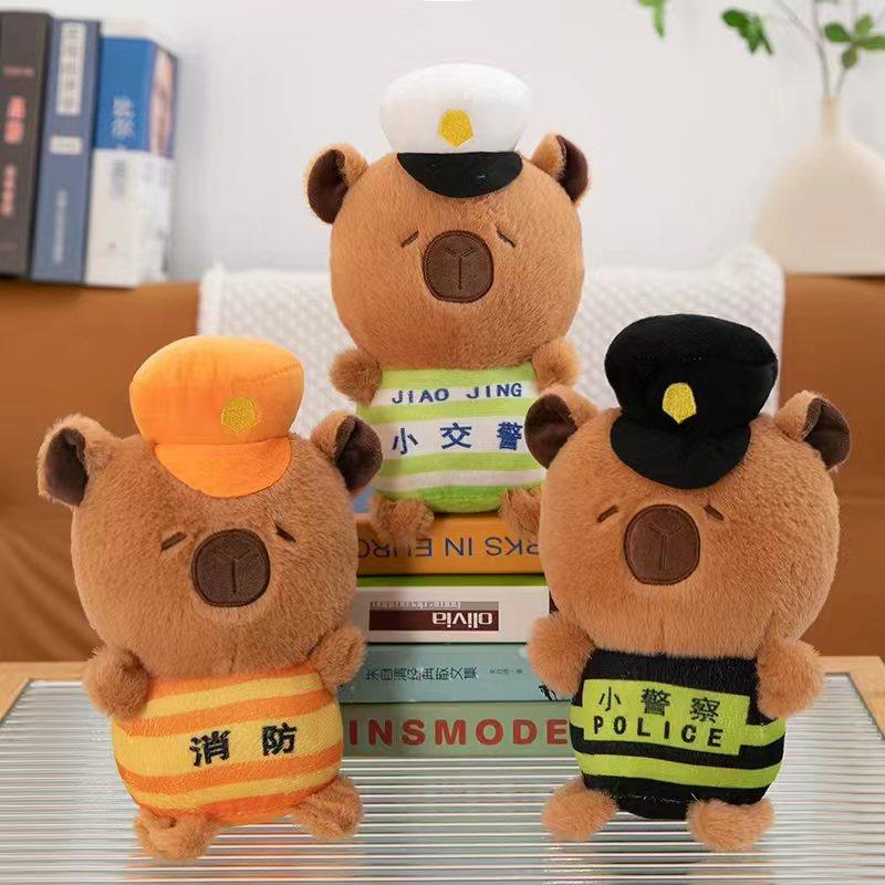 Premium Eight-inch Machine Doll Plush Toy Wedding Throwing and Pushing Event Gift Capybar Doll