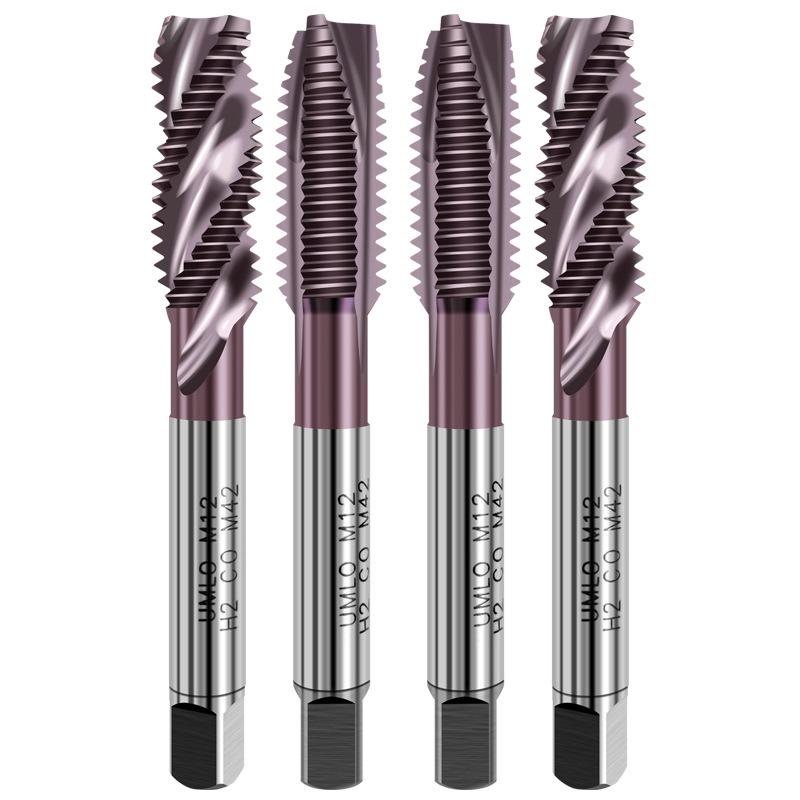 Nano-Coated Spiral Point Cobalt Tap for Stainless Steel, Sizes M3-M12