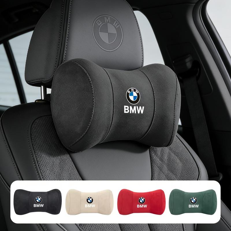 Car Decal Sticker Car Neck Protection Pillow Headrest Memory Cotton Lumbar Support For BMW E46 E90 E60 F30 F10 X1 X2 X3 X5 X4 EB1