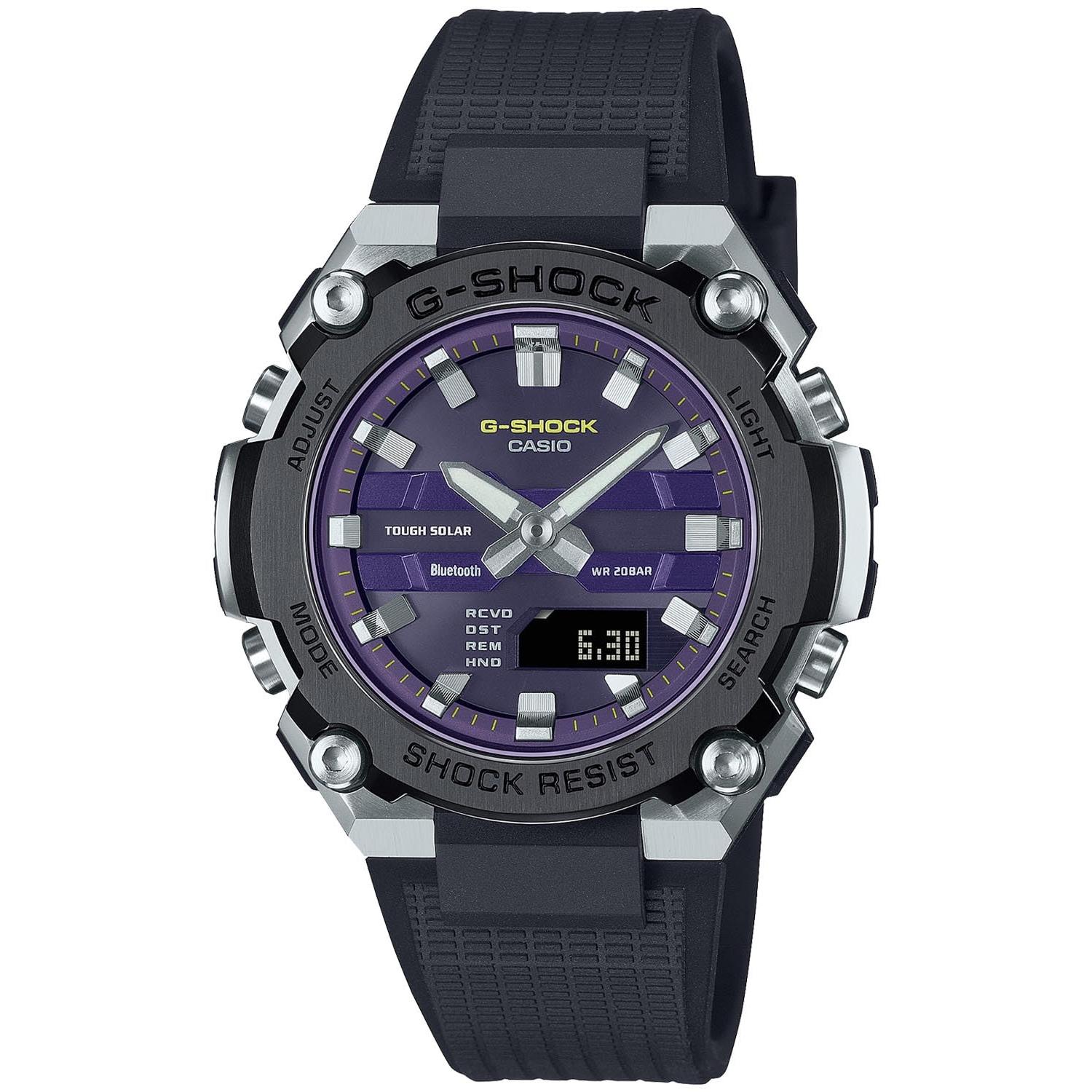 

[CASIO] Men s Watch G-SHOCK G-STEEL Solar Bluetooth GST-B600A-1A6JF Black Japan Model