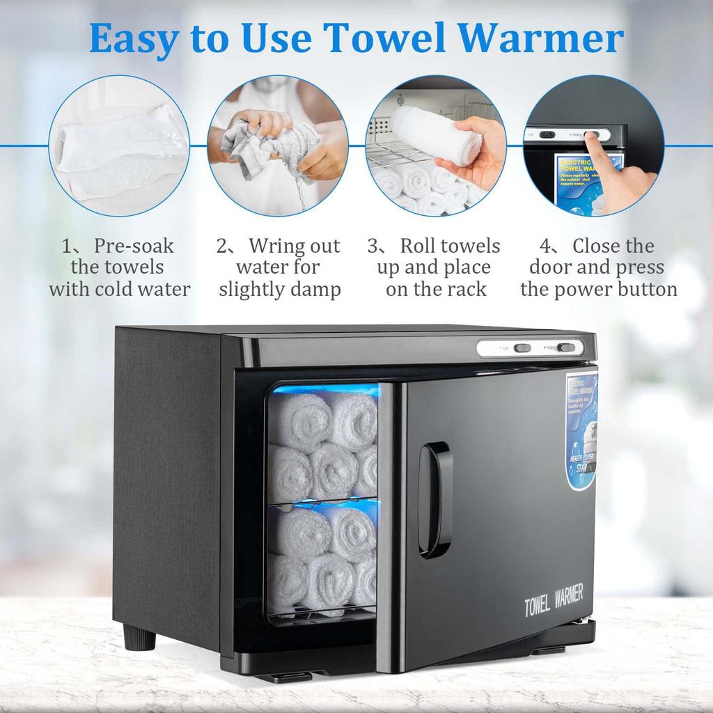 23L Large Capacity Multifunctional Heating Tool Beauty Salon Wet Towel Heating Disinfection Cabinet Small Hot Towel Machine