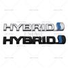 Car Styling Hybrid 3D Rear Trunk Fender Metal Chrome Zinc WQKO2 Alloy Emblem Badge Decal for Toyota RAV 4 Prado Camry Corolla Yaris