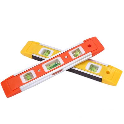 Magnetic Spirit Level Bubble Ruler Portable Pocket Spirit Level Tool Vertical Horizontal Bubble Level Measure Instruments