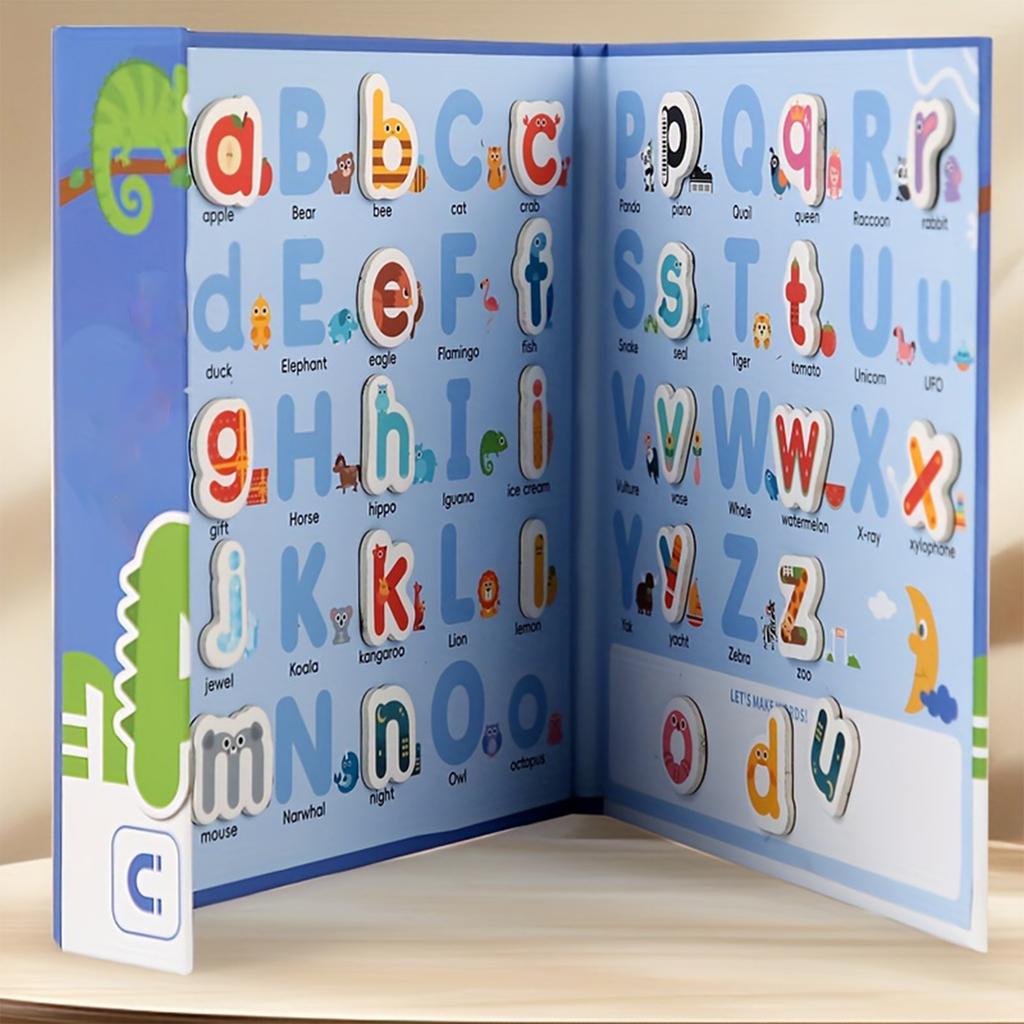 English Letter Magnetic Puzzle Book