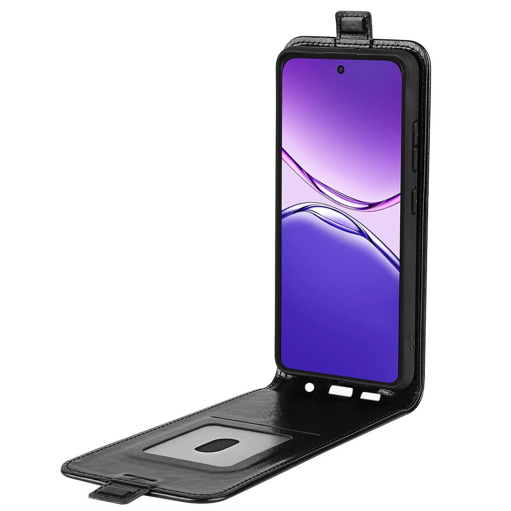 

For Oppo F29 Pro 5G Case with Card Slots Vertical Flip Leather Phone Cover Brown