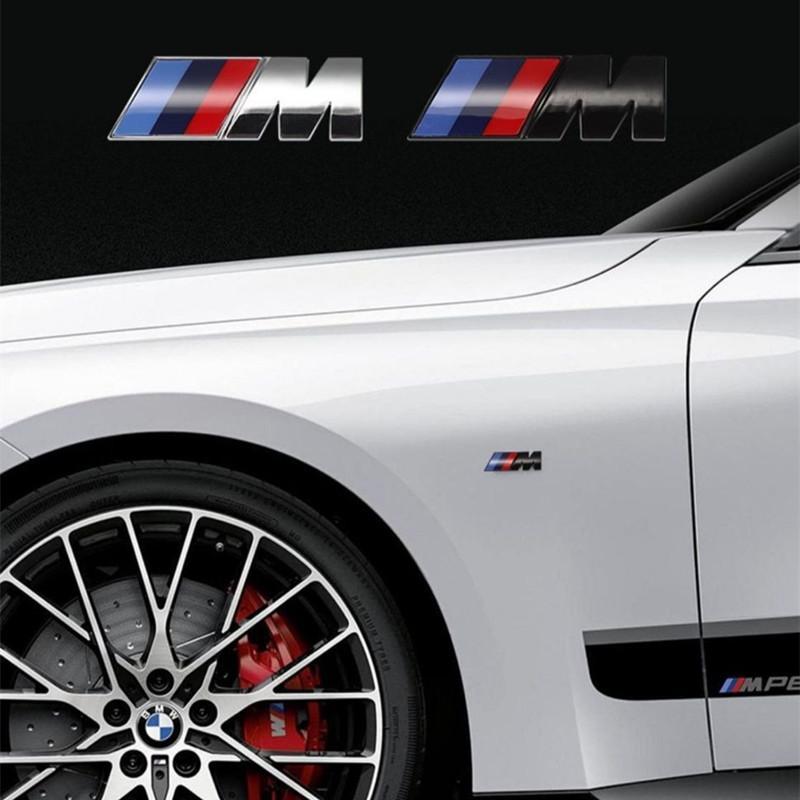 PGTK1 3D ABS M Logo For BMW Sport F10 F30 G01 E83 F39 E84 F48 M1 M2 M3 M4 M5 M6 Car Emblem Stickers Body Trunk Badge Decal Accessories