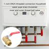 1inch Male Female Thread Connector Brass Ball Valve Garden Hose Shut Close Valve Water Pipe Fitting Easy To Install