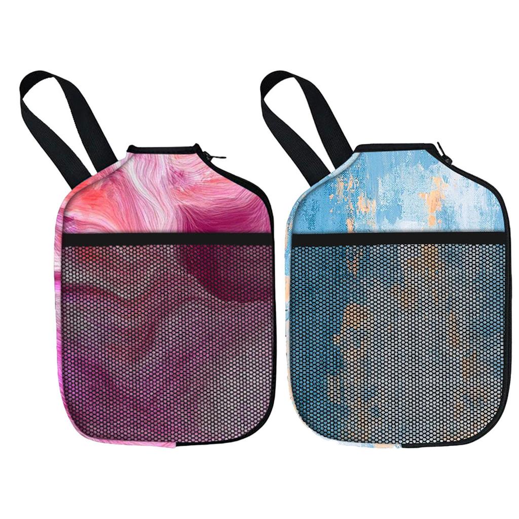 Neoprene Pickleball Paddle Cover to Store Balls, Towels, Headband, Wristband Protective Paddle Sleeve Durable Gift Racket Sleeve