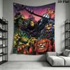 He Man Wall Tapestry Aesthetic Wall Hanging Printed Fabric Blanket Decorative Tapestries for Bedroom Living Room Home Decor
