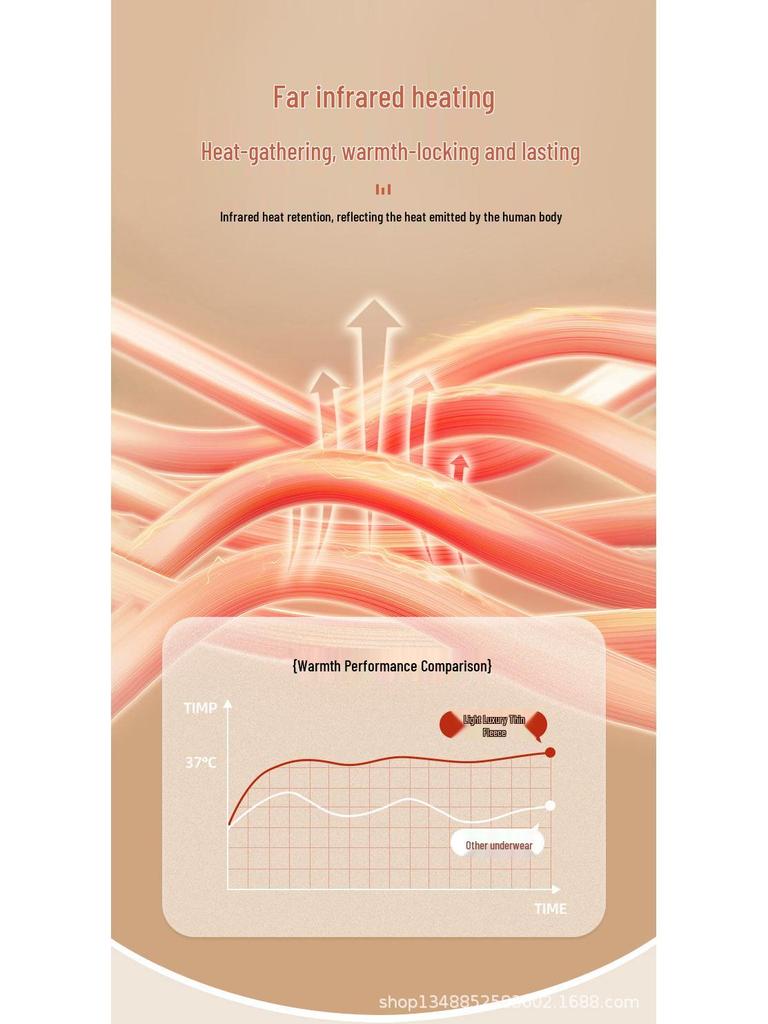 Men's and Women's Wool Silk Thermal Underwear Set: Thin Fleece, High Elastic.