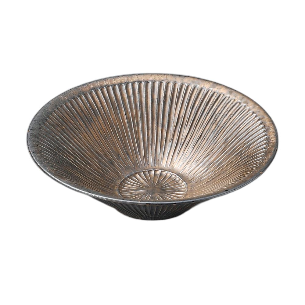

Gold crystal Shinogi carving bowl Medium bowl 6.3 [19×5.5cm]