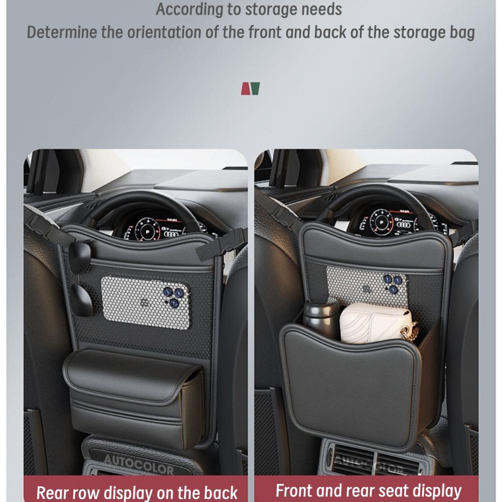 Autositz-Aufbewahrungstasche, Multifunktionale Aufbewahrung für gute Dinge im Auto, Erhältlich in Versionen für normale Sitze und Sportsitze
