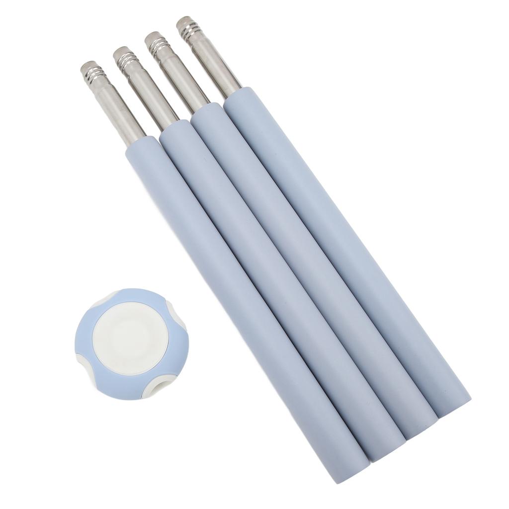 Ryggkorspinnar Avtagbart Kors Rätande Rygg Hållningskorrigerare Pinnar för Stretching Blå