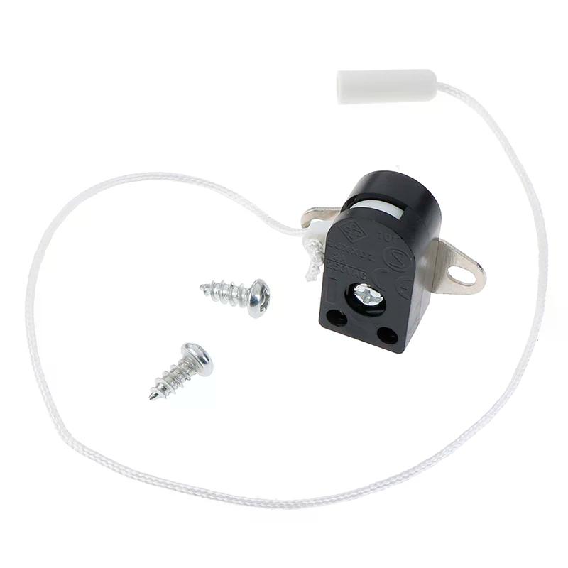 Hot Sale Plastic Pull Cord Switch For Wall Lamp Bedside Lamp Open Single Pull Control Rope Switch