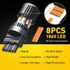 2X AUXITO 3157 LED Turn Signal Light Bulbs CANBUS Anti Hyper Flash Amber 2200K B