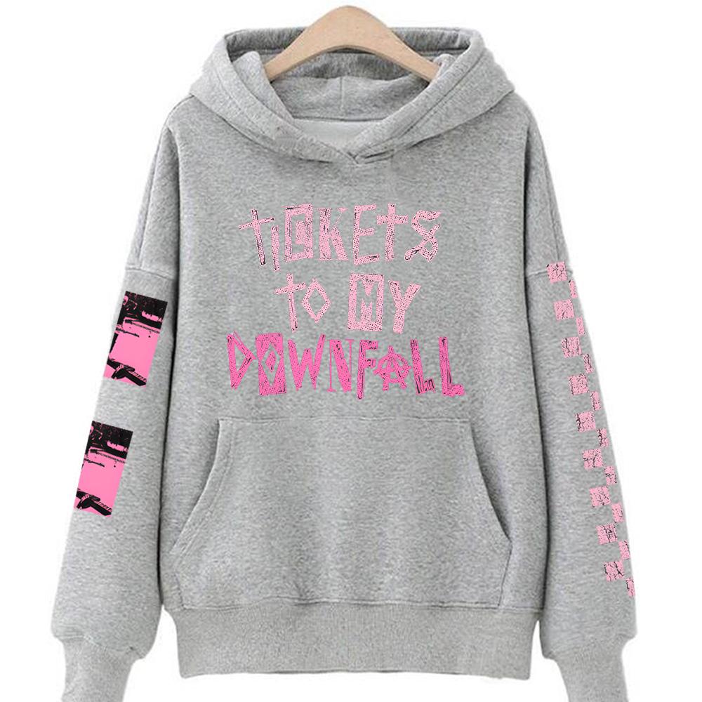 Tickets Anniversary Hoodie Rapper Mgk Sweatshirt Harajuku Hip Hop Pullover Tops Sweatshirts Fans Gift Clothes Unisex High Street