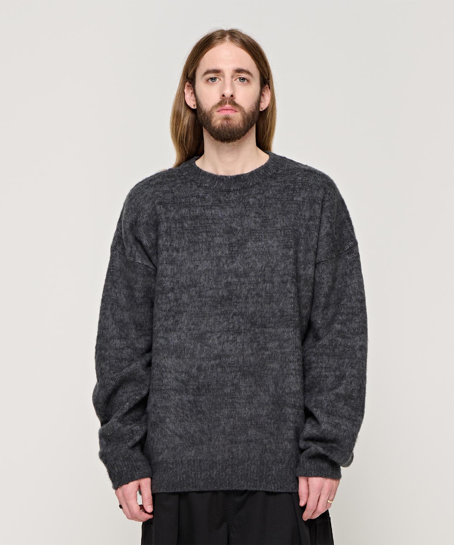 Cargo Bros Cb Wool Wind-Knit Round Knit (Charcoal) Free
