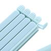 5Pcs Food Bag Sealing Clip Plastic Snack Package Storage Reusable Portable L Blue