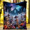 Soccer Sport Silhouette Fleece Printed Flannel Blanket, Warm Soft Throw Sofa Bed Blanket