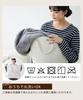 [Nissen] Pajama/Roomwear Tops, Warm Room Dress (Wearable Blanket) Made by a Blanket Shop, Gray, Size 3L