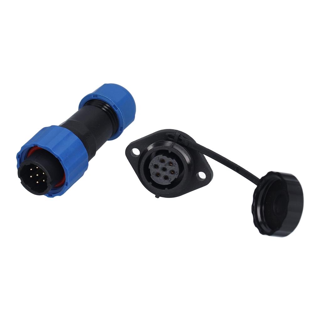 SP16 Flange Waterproof Aviation Plug Socket IP68 Male and Female Butt Joints Flange Waterproof Connector