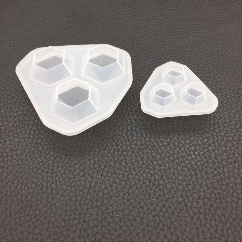 1ks Mini silikonová forma ve tvaru diamantu DIY Ručně vyráběná na šperky Příslušenství Forma na zdobení bílého dortu Kuchyňské potřeby