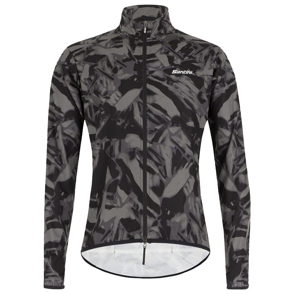 

Santini Men s Gravel Windproof Cycling Jacket, Gray