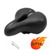 Hollow Breathable Bicycle Saddle Men Women MTB Road Bike Saddle Shock Absorbing Comfortable Big Butt Bike Seat Safety