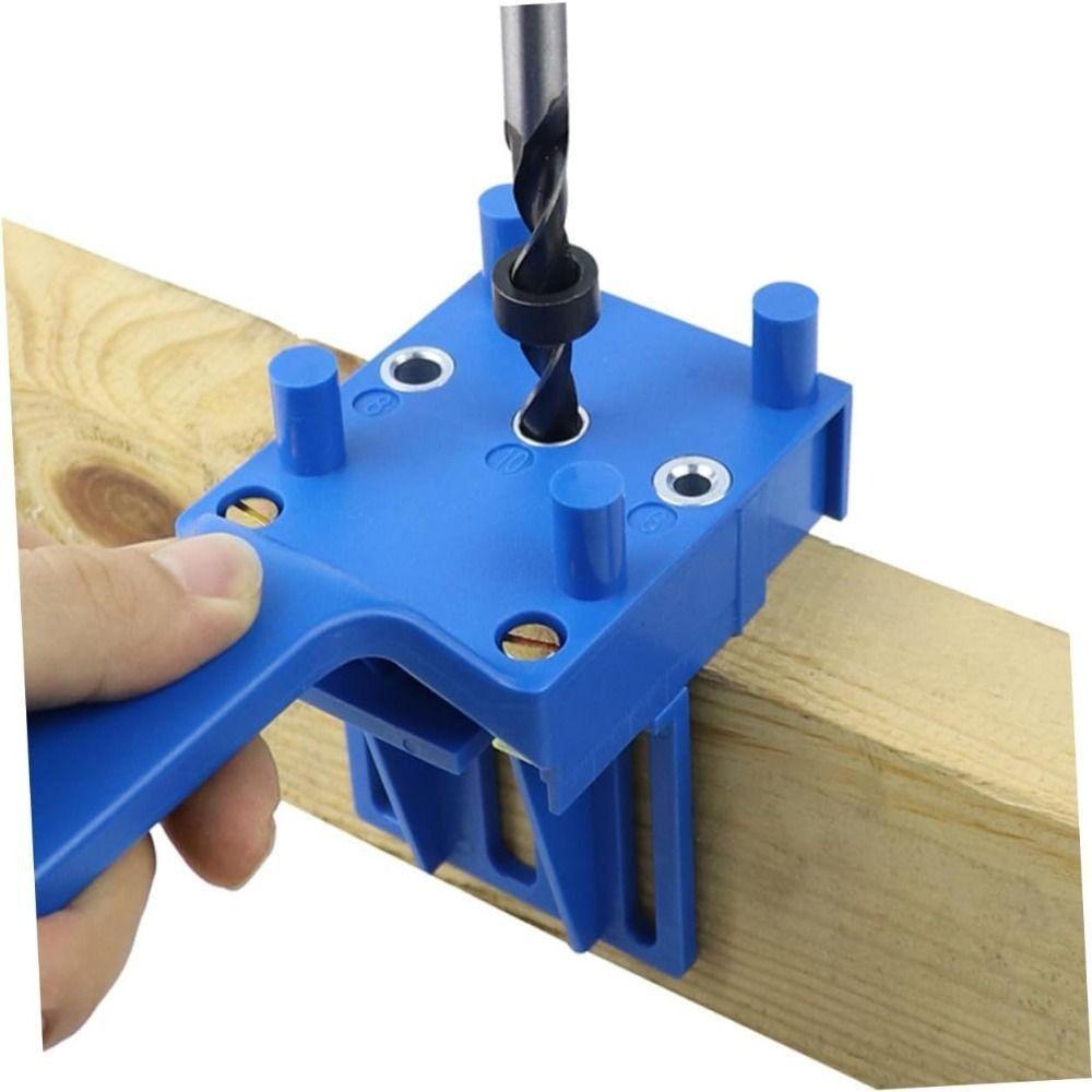 Drill Locator Carpentry Dowel Joints Straight Hole Clamp Carpenter Clamp Drill Guide Carpentry