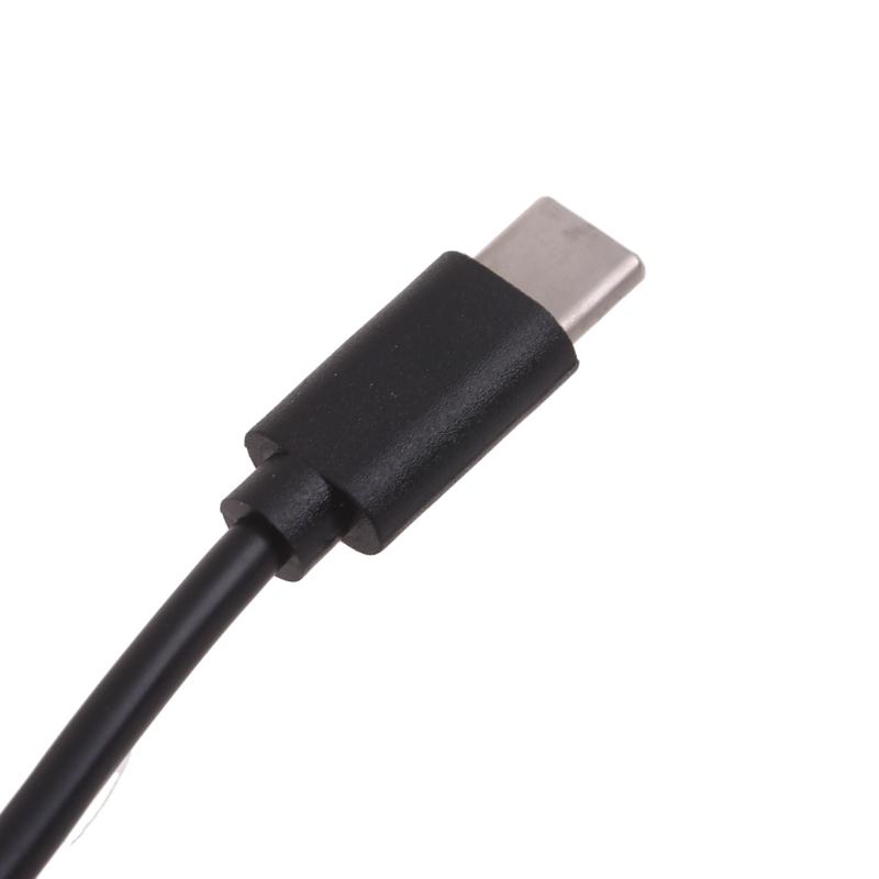 Male to Male USB Type C USB C Cable with On Off Power Switches Button for Cellphone Tablet 15W Fast Charging