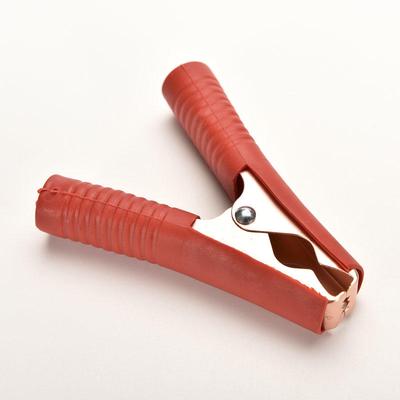 2Pcs Metal Car Battery Clips Crocodile Alligator Test Clamps 100A 90Mm Red&Black