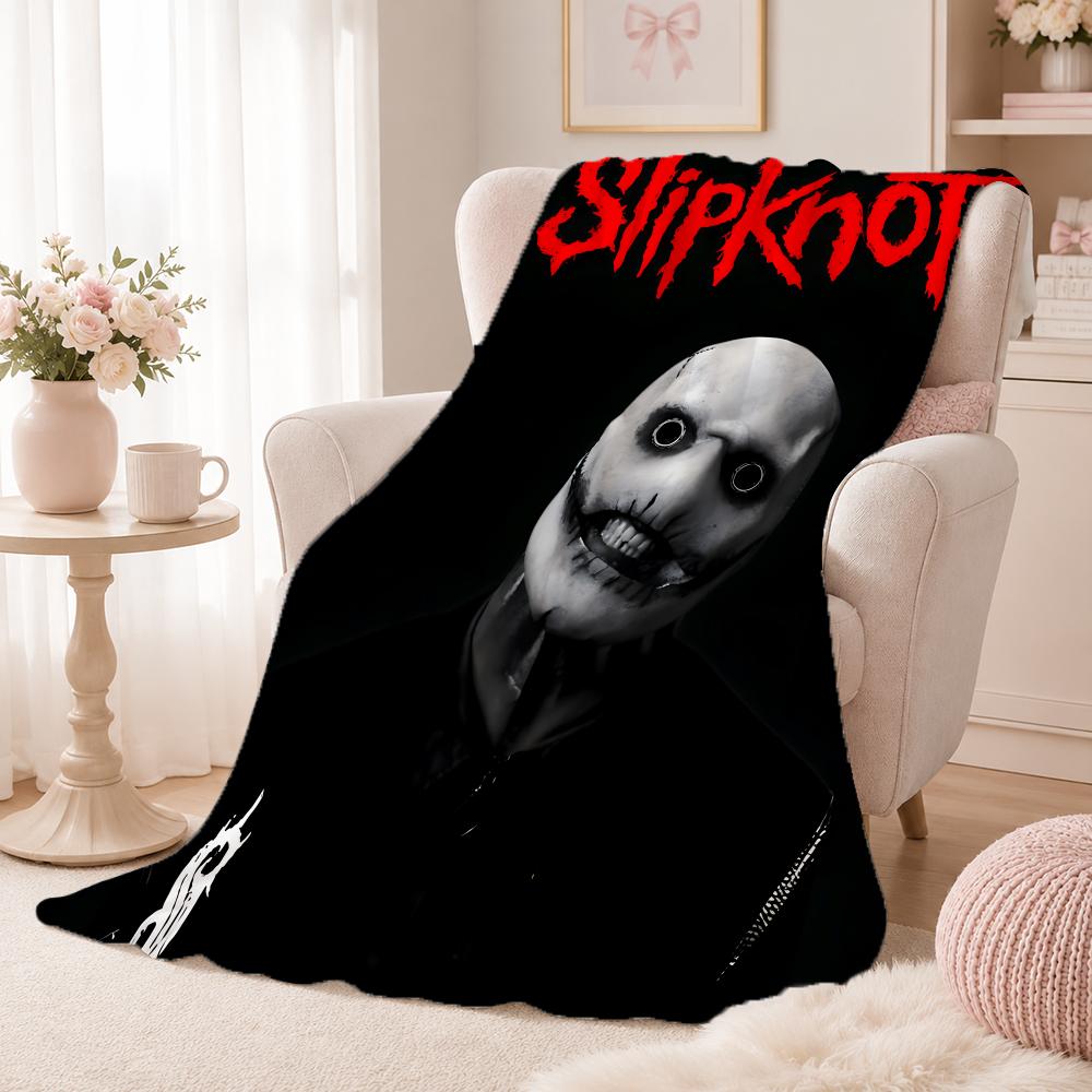 Rock Band S-SlipknotS Coperta Plaid Estiva Morbida Antistatica Lavabile Adatta ai Bambini Divano Letto