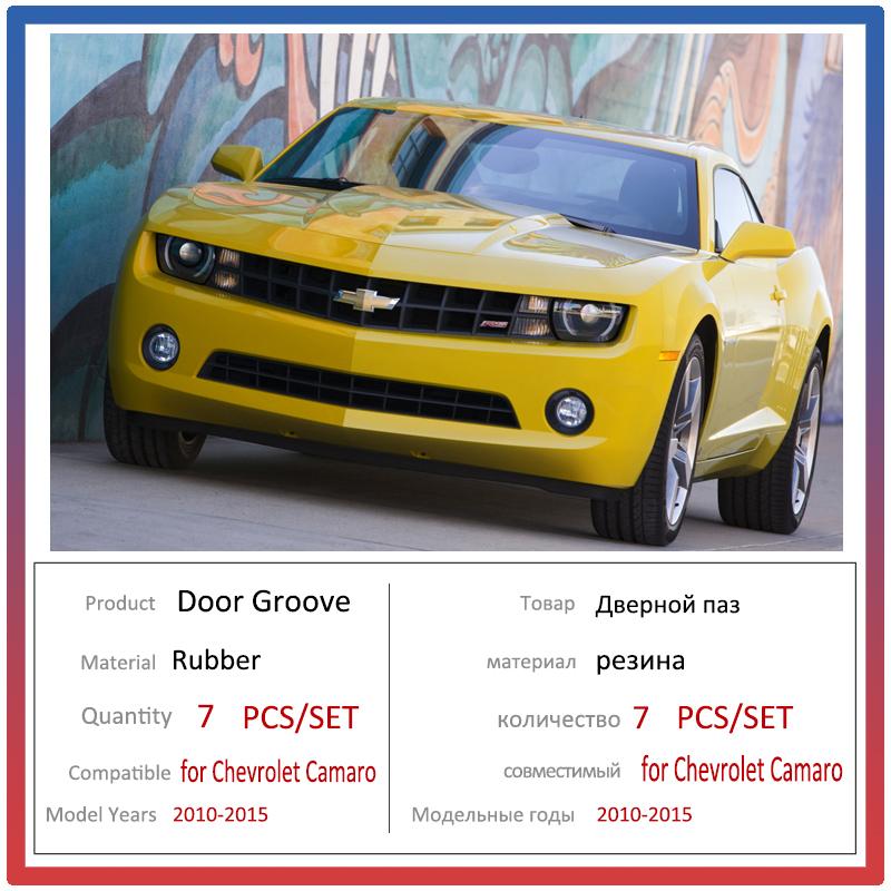 

Коврик с пазом для двери автомобиля для Chevrolet Camaro 2010 ~ 2015, противогрязный коврик, пылезащитный коврик, коврик с отверстиями, резиновая подставка, автомобильные аксессуары 2013