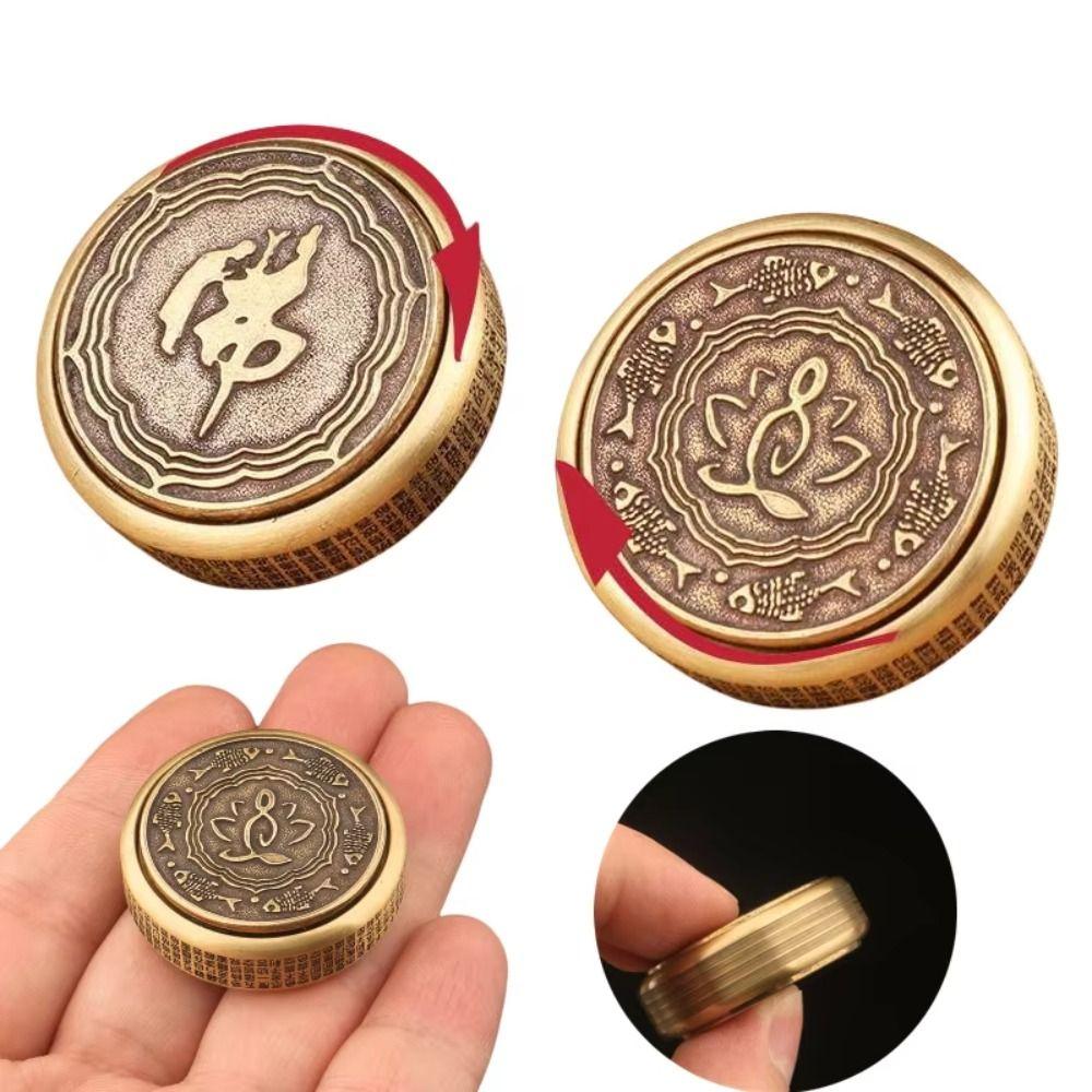 Zen Buddha Fidget Spinner Hand Spinner Rotating Gyroscope Fingertip Spinner  Kids Toy