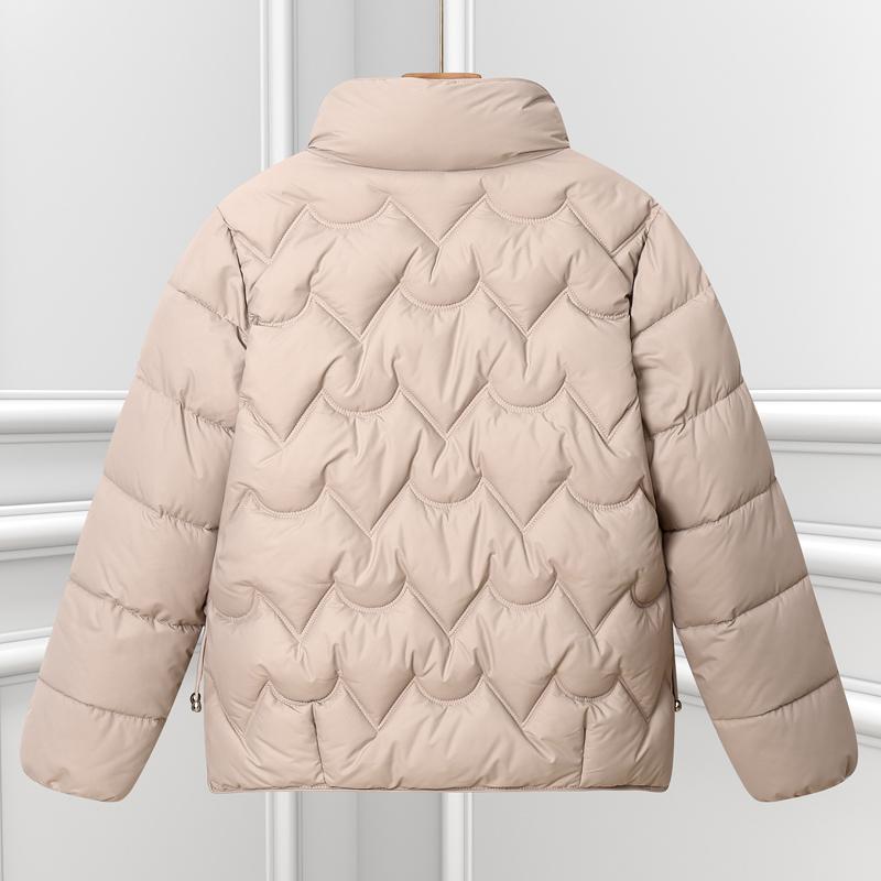 Fashion Women Winter Coats Stand Collar Loose Thick Warm Short Parkas Female Jackets