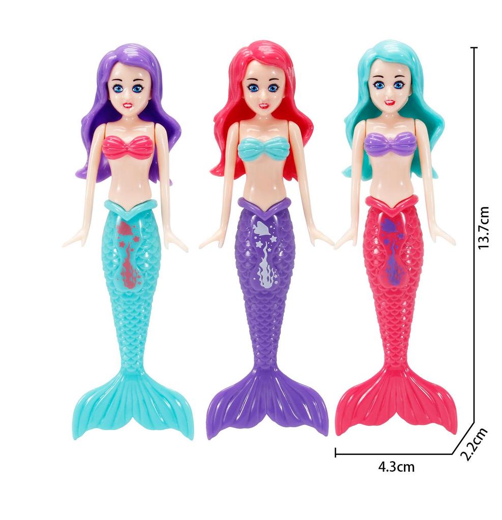 Mermaid Shell Water Play Toys - Sinking & Rotating for Kids