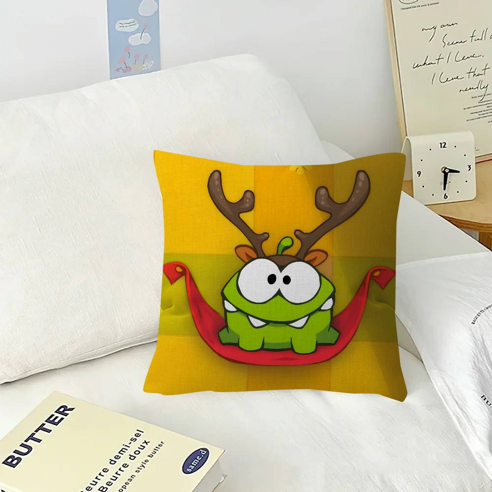 Anime o-o-Om Fun Nom Stories  Pillow Gift Home Office Decoration Bedroom Sofa Car Cushion Cover Case 45x45